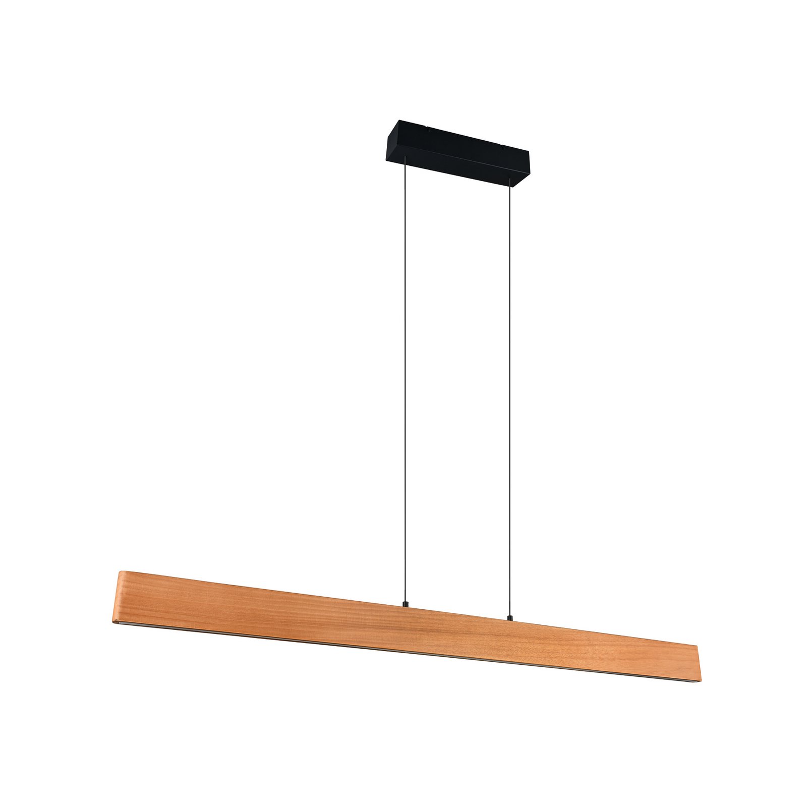 Edgewood LED függő lámpa, hossza 150 cm, fa színű fa, CCT Edgewood LED függő lámpa, hossza 150 cm, fa színű fa, CCT