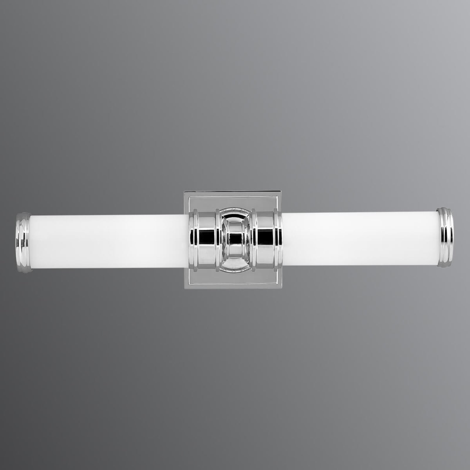 Payne Applique a LED cromata, altezza 49 cm, a 2 luci, IP44 - FEISS Payne Applique a LED cromata, altezza 49 cm, a 2 luci, IP44 - FEISS