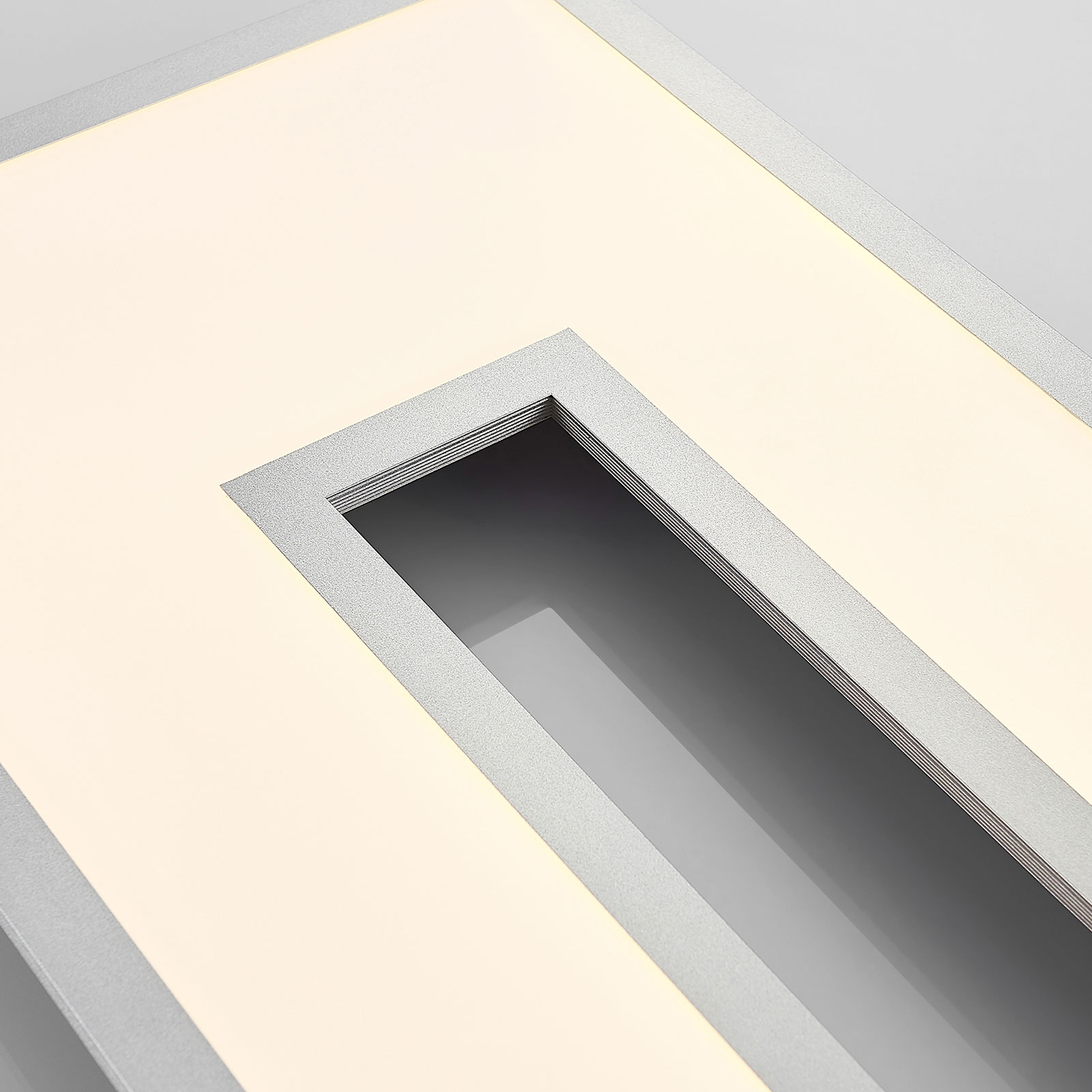 Plafonnier LED Durun, dimmable, CCT, carré, 96 cm