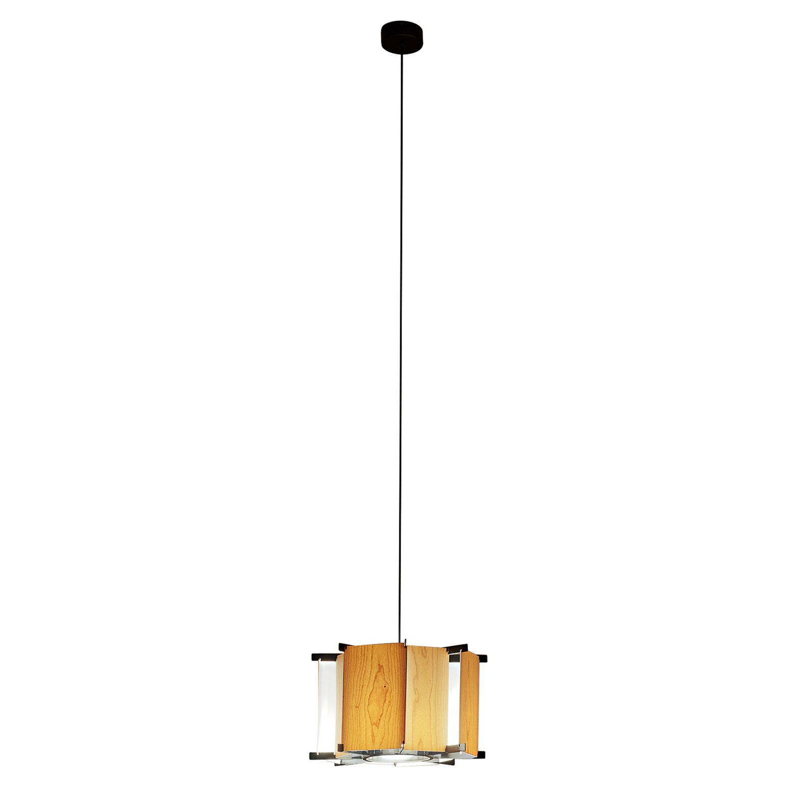 MARSET MVV pendant light with cherry wood