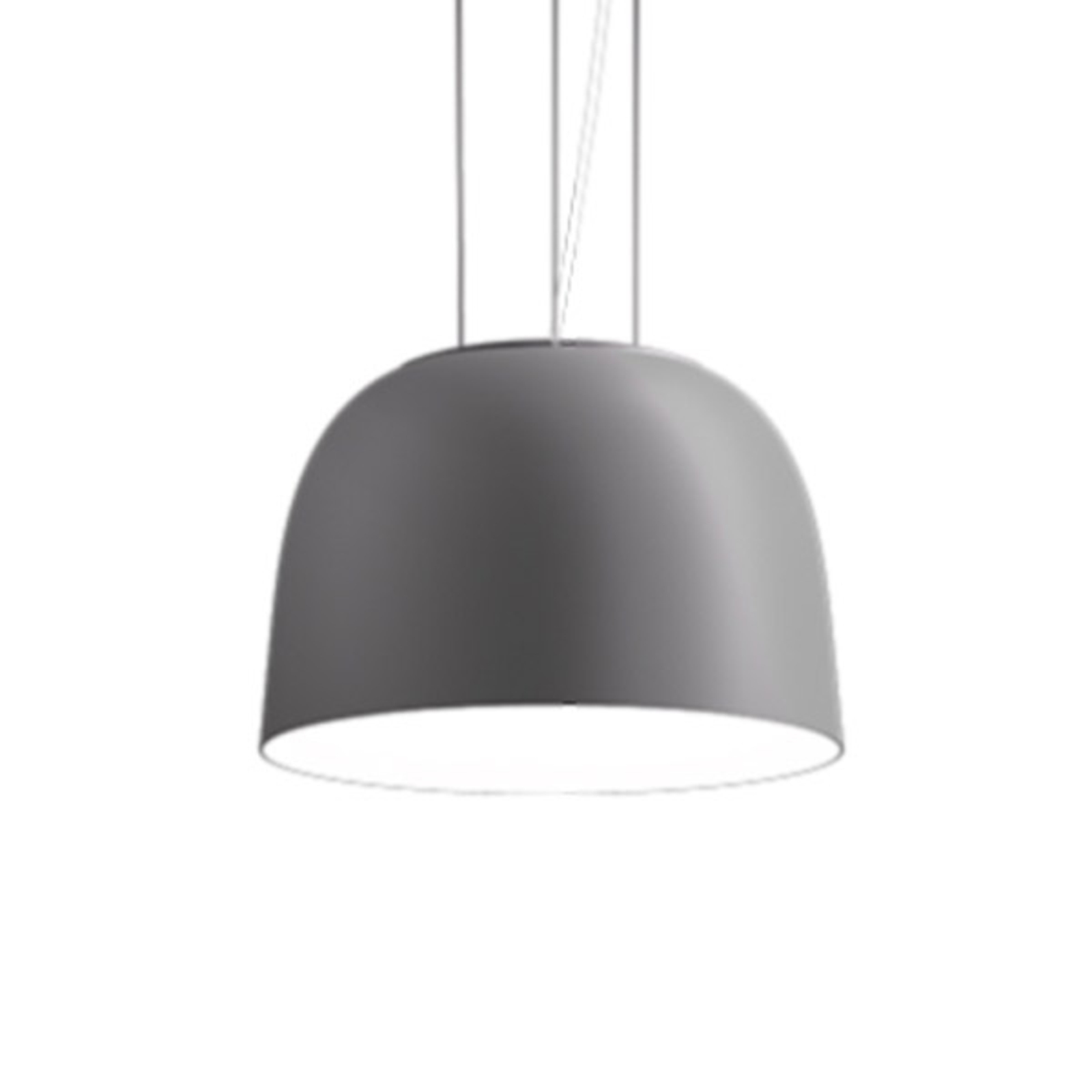 LED-Hängeleuchte Sva 840 Dali Ø 24,4cm silbergrau