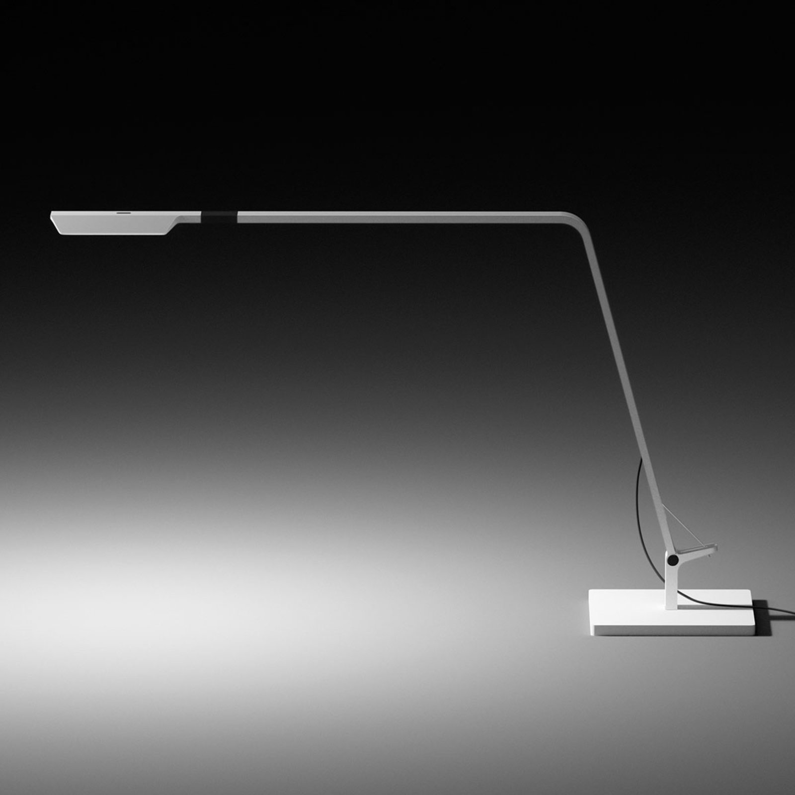 Vibia Flex - dimmbare LED-Tischleuchte weiß matt