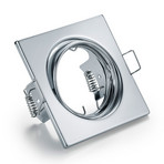 Swivelling downlight Jura in angular Form