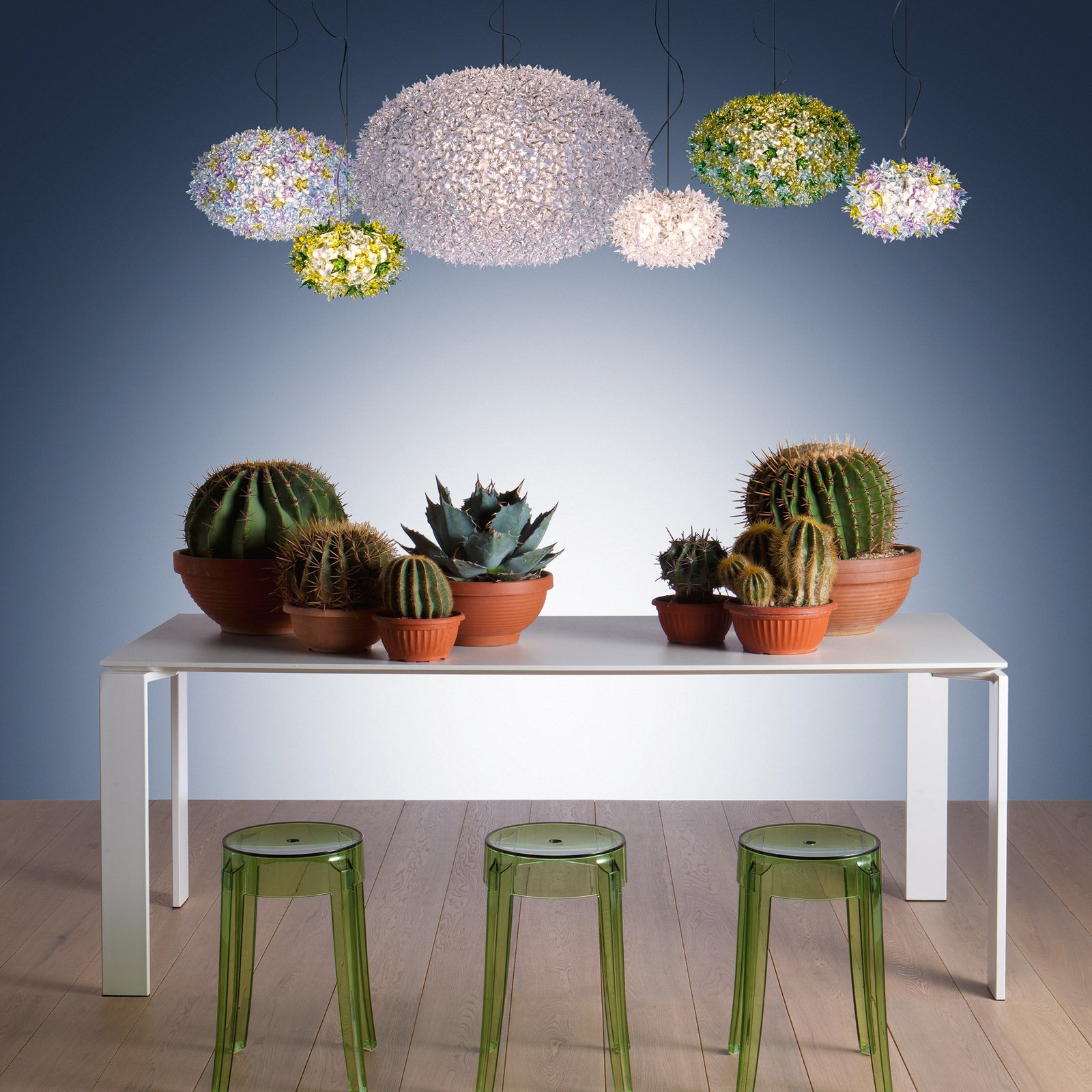 Bloom S2 Pendelleuchte Lavendel - Kartell