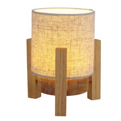 Madita LED-pöytävalaisin, korkeus 19 cm, luonnonvalkoinen/pellavainen
