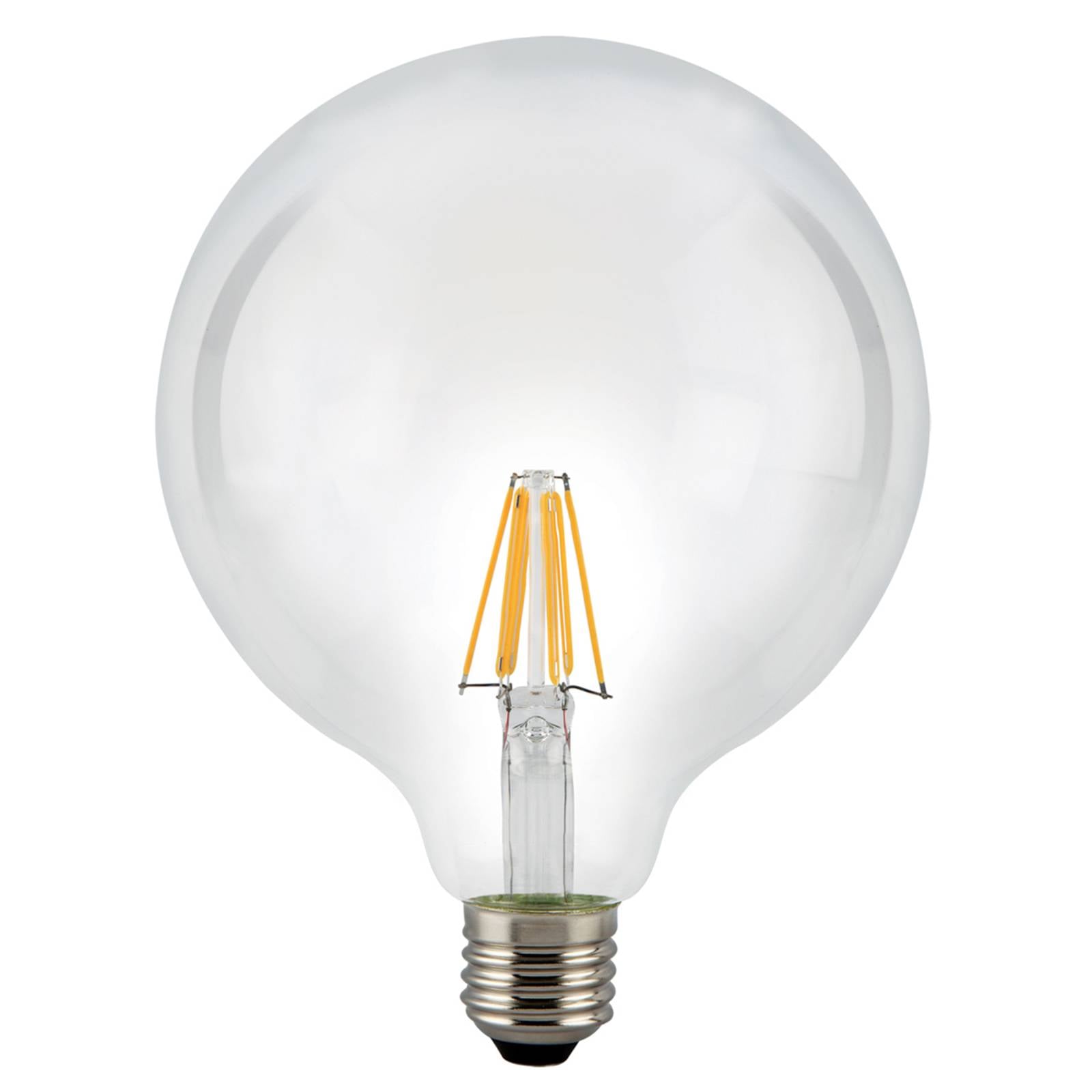 LED-Globelampe E27 8W 827 klar