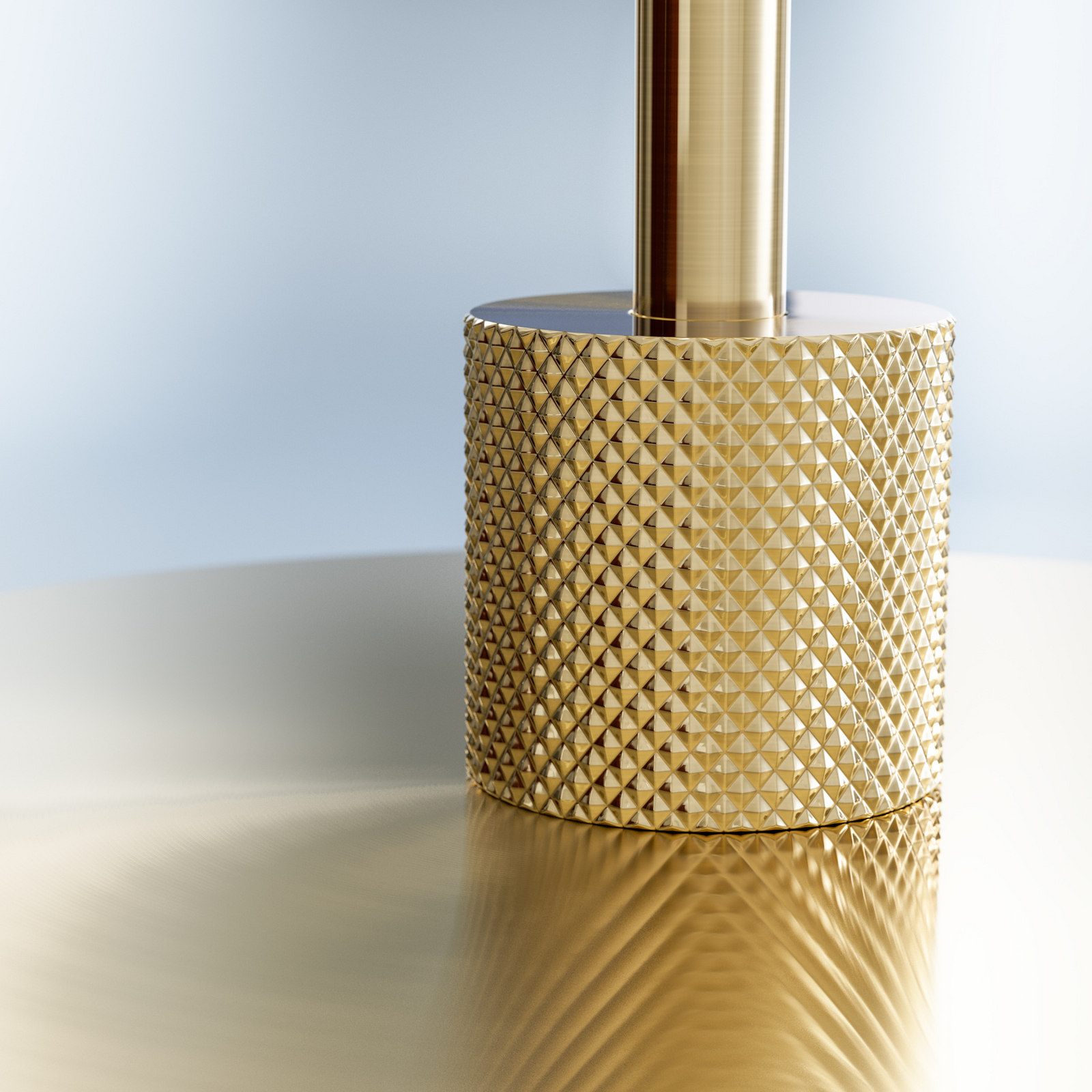 Gil il Grande Bordlampe Satin/Brass - Herstal Gil il Grande Bordlampe Satin/Brass - Herstal