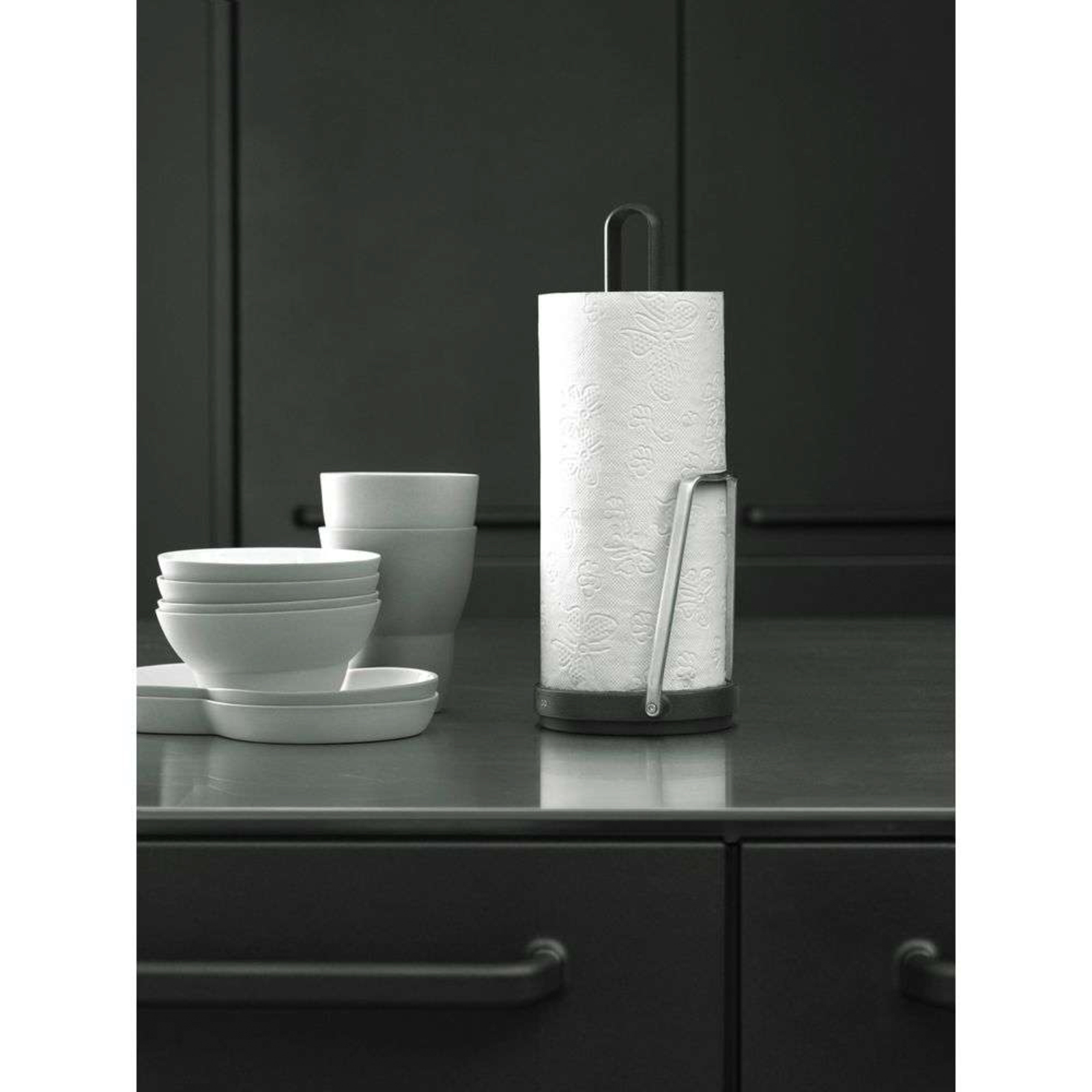 Vipp266 Kitchen Roll Holder Black - Vipp