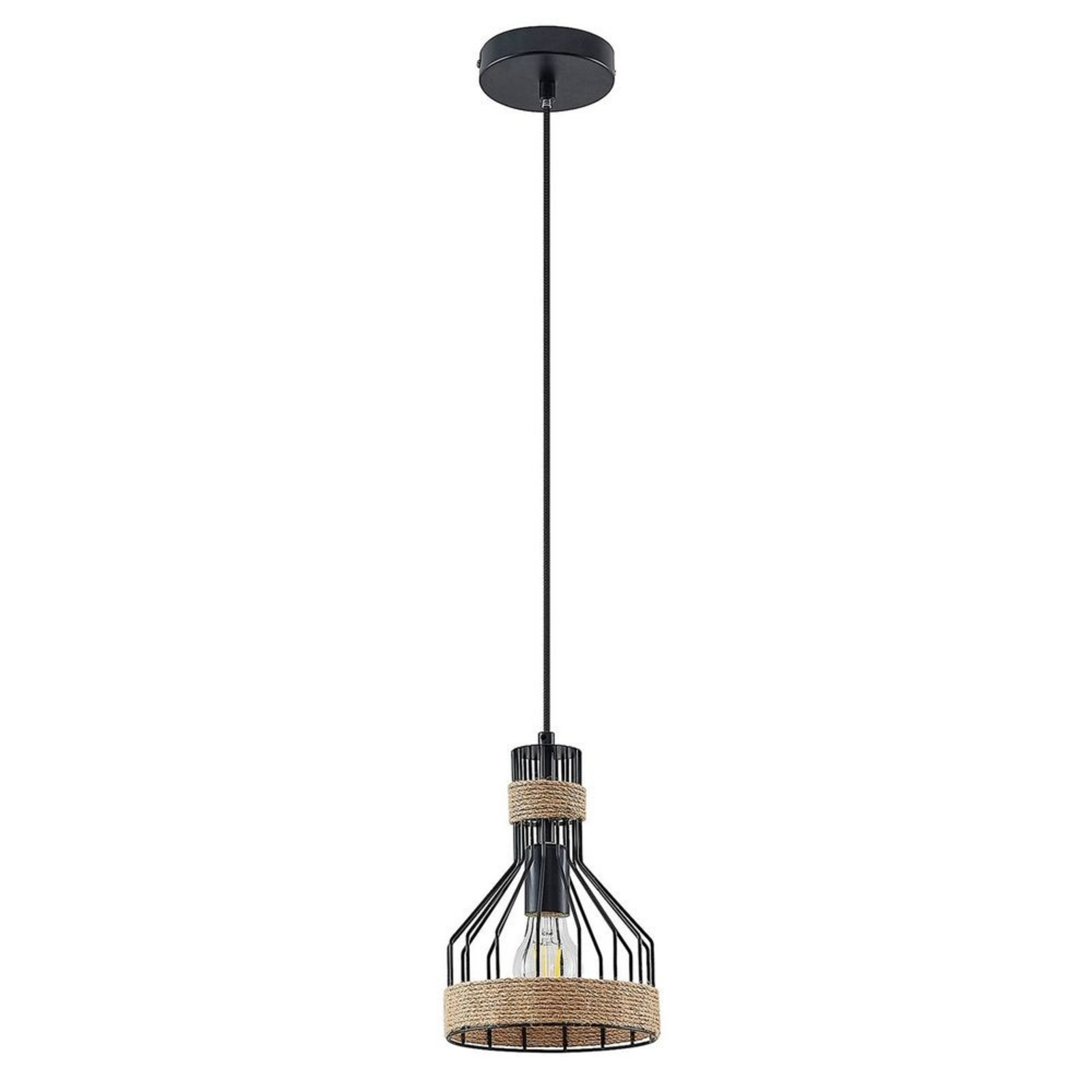 Ivaneska Taklampa Black - Lindby