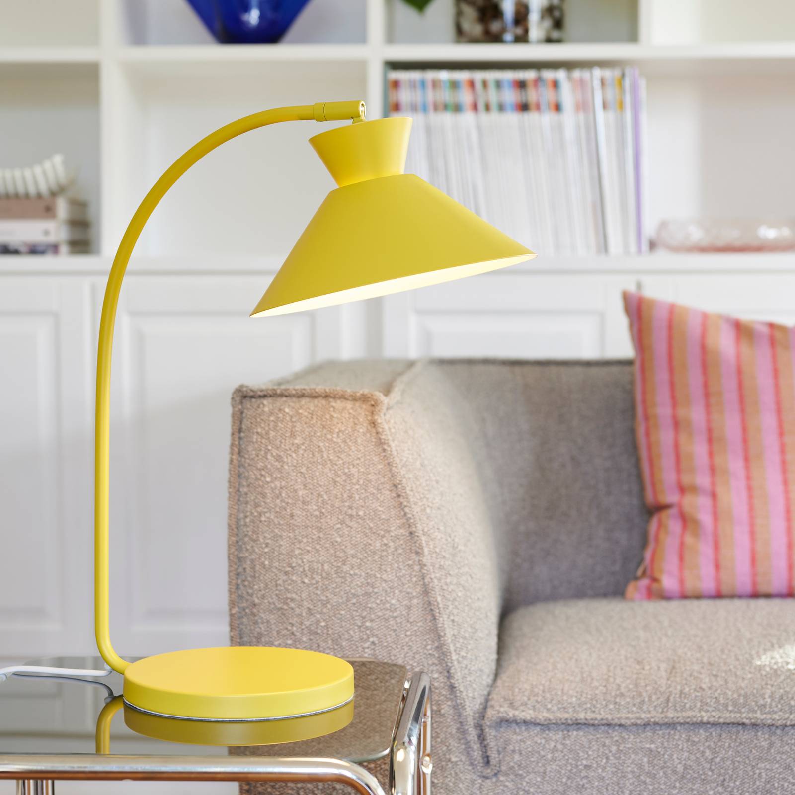 Photos - Desk Lamp Nordlux Table lamp Dial, metal, yellow 