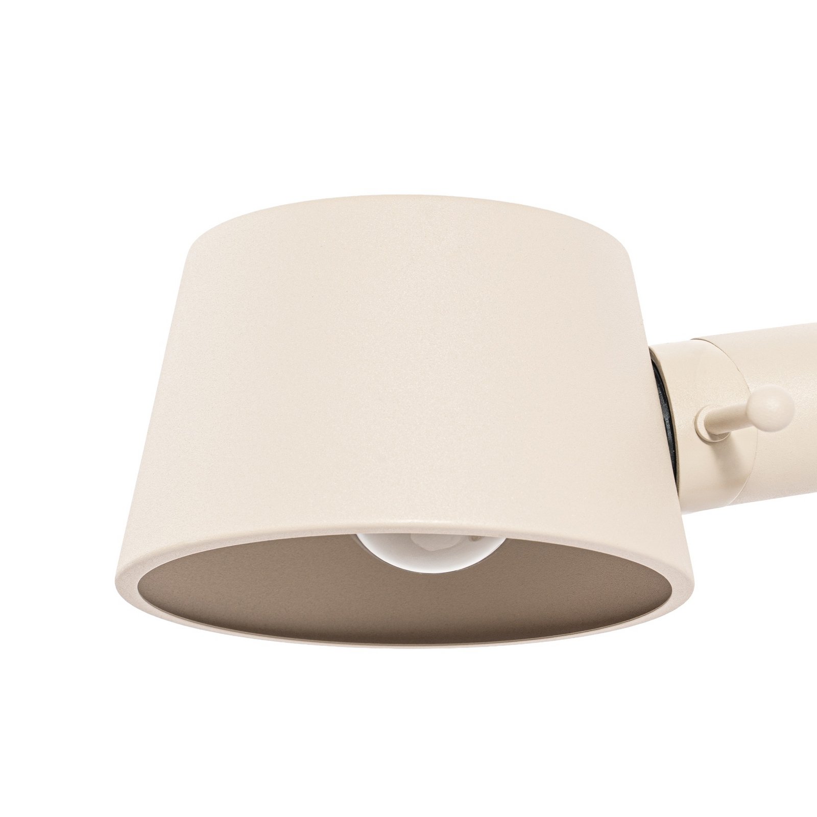 Silka vloerlamp, 173 cm, beige, verstelbaar, E27 - Lucande