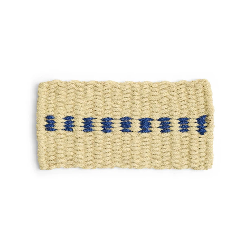 Produktfoto för HAY - Coco Door Mat - Dörrmatta - Dot - White and blue - H0 x D80 x W40 cm
