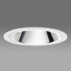 EGG LED recessed light Centro XL, white, Ø 17 cm 3,000 K 80°