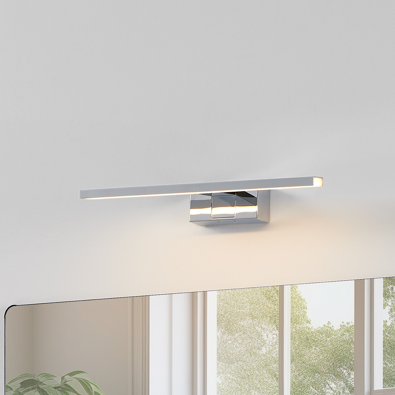 EGLO Aplică de perete LED Conettilla culoare crom lățime 40 cm IP44 CCT - Baie - Modern - Metal