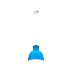 Nemo Suspension Lorosae, bleu, Ø 30 cm, verre, E27