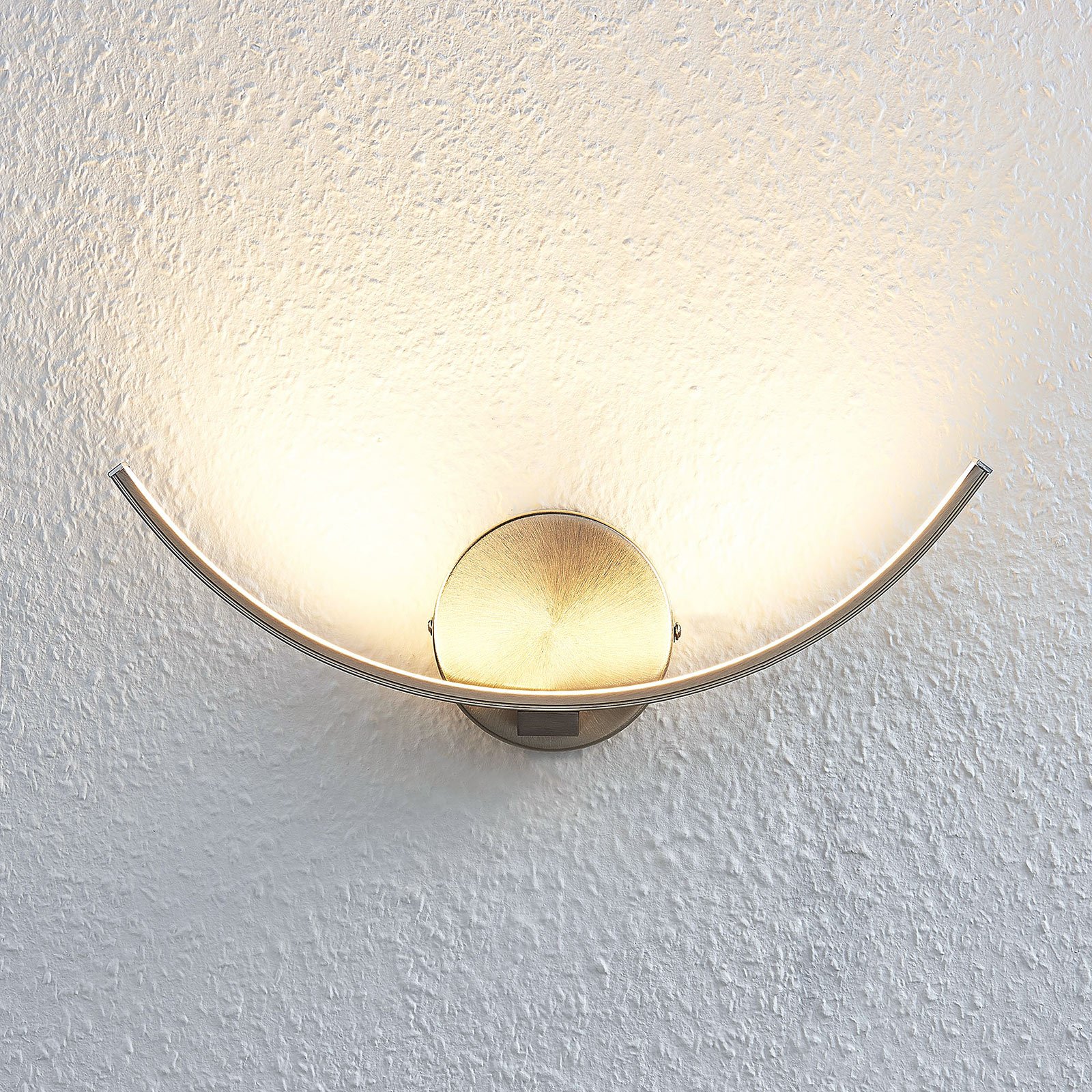 Lámpara de pared LED curva Iven