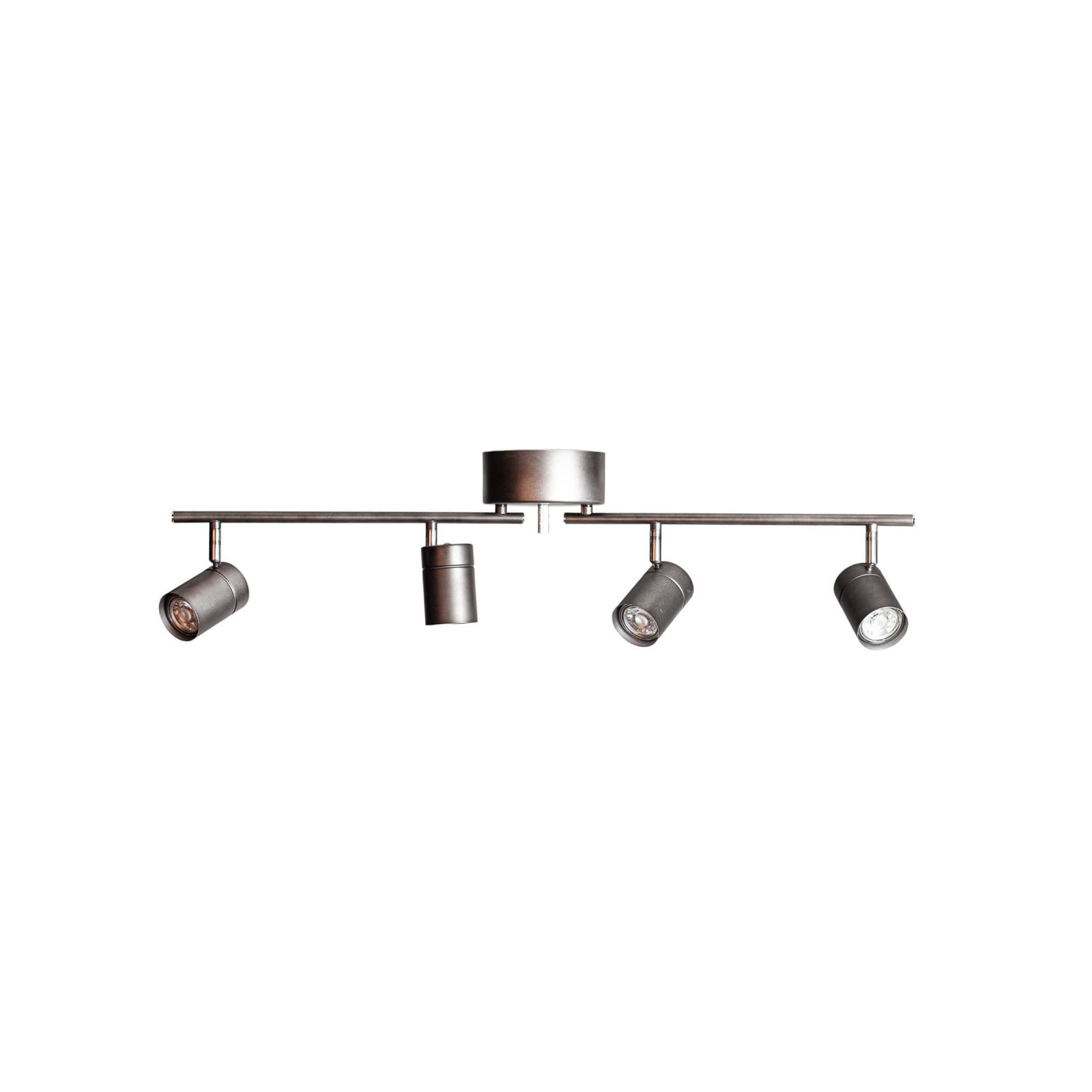 Correct takspotlight, 4 lampor, lång, grå, metall, GU10 – By Rydéns - Vardagsrum - Modern - Med flera ljuskällor | Produkter - Plafonder | Lampspecialisterna