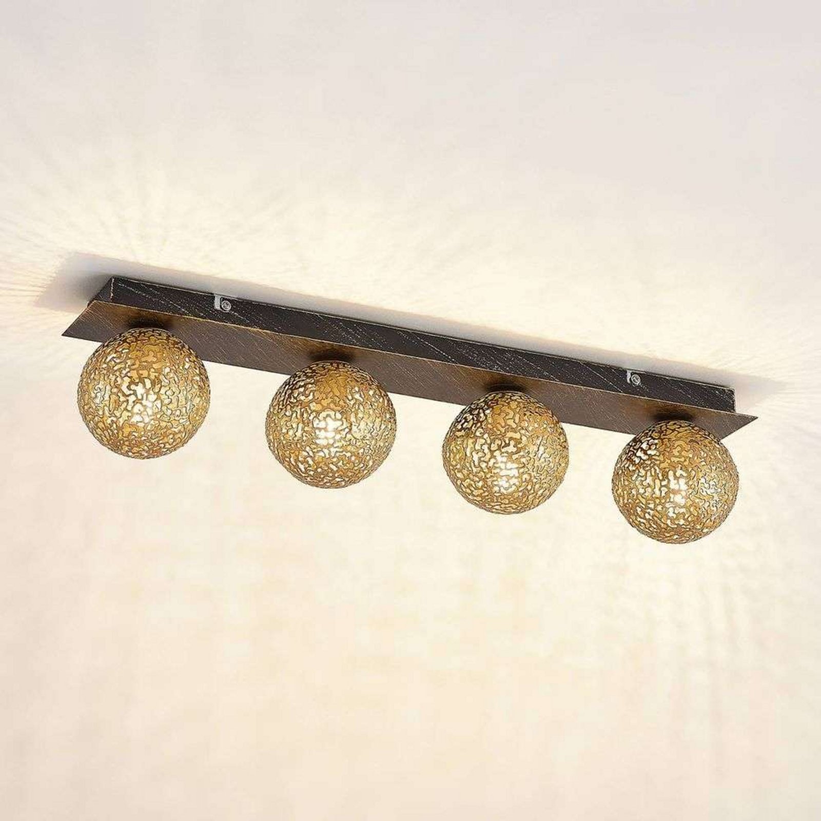 Evory 4 Stropné Lampa Gold - Lucande