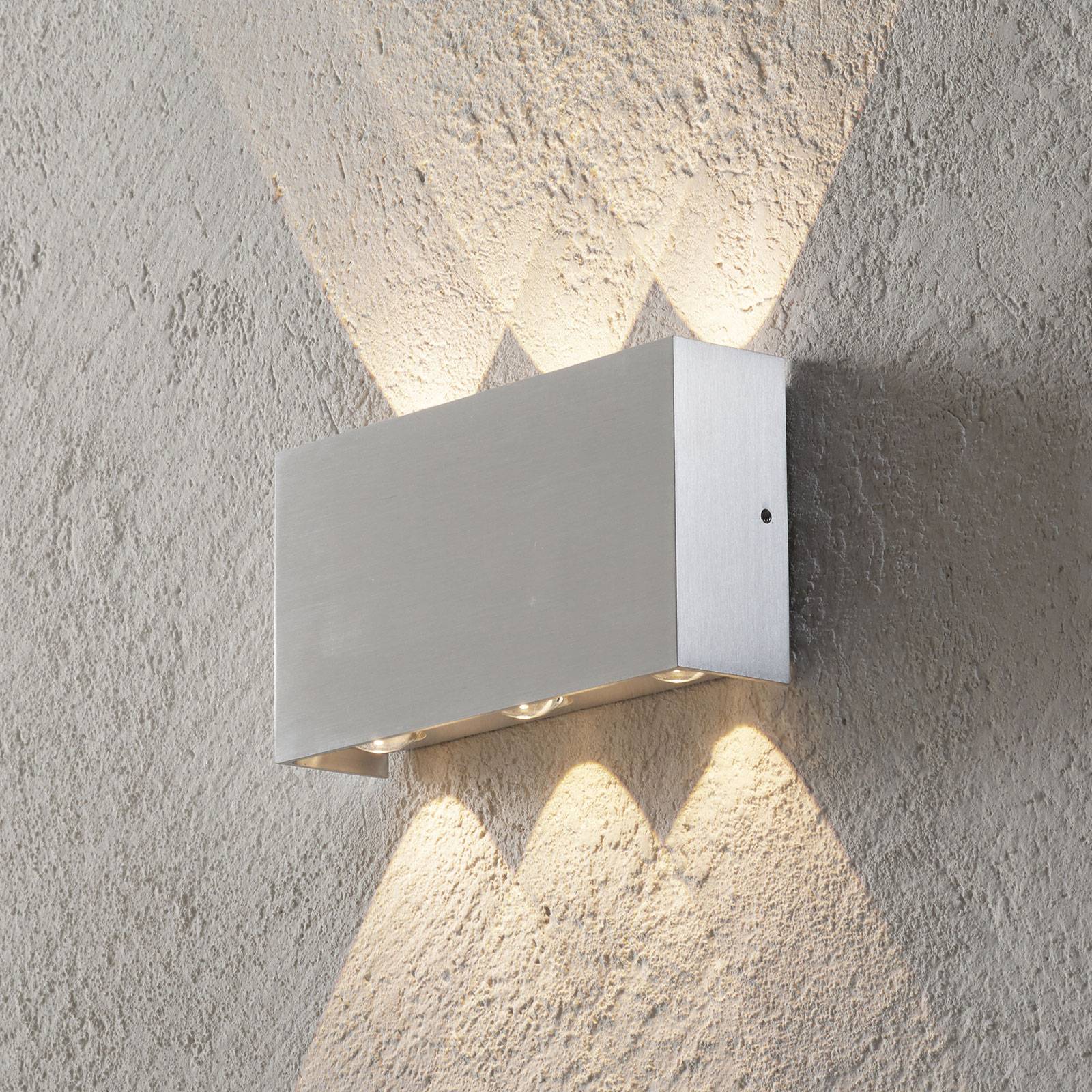 Applique LED Stream, intérieur-extérieur aluminium