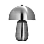 Lampada da tavolo HDRoomie, argento spazzolato, metallo - House Doctor