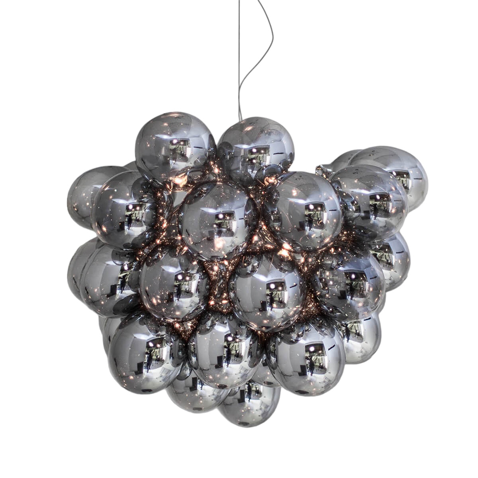 By Rydéns Gross hanging light, 50 cm, smoke grey