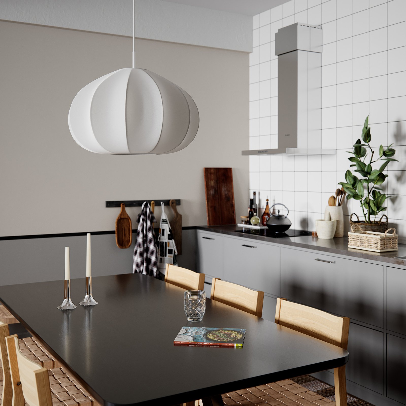 Ebba Lampa Wisząca Ø60 Biały - By Rydéns