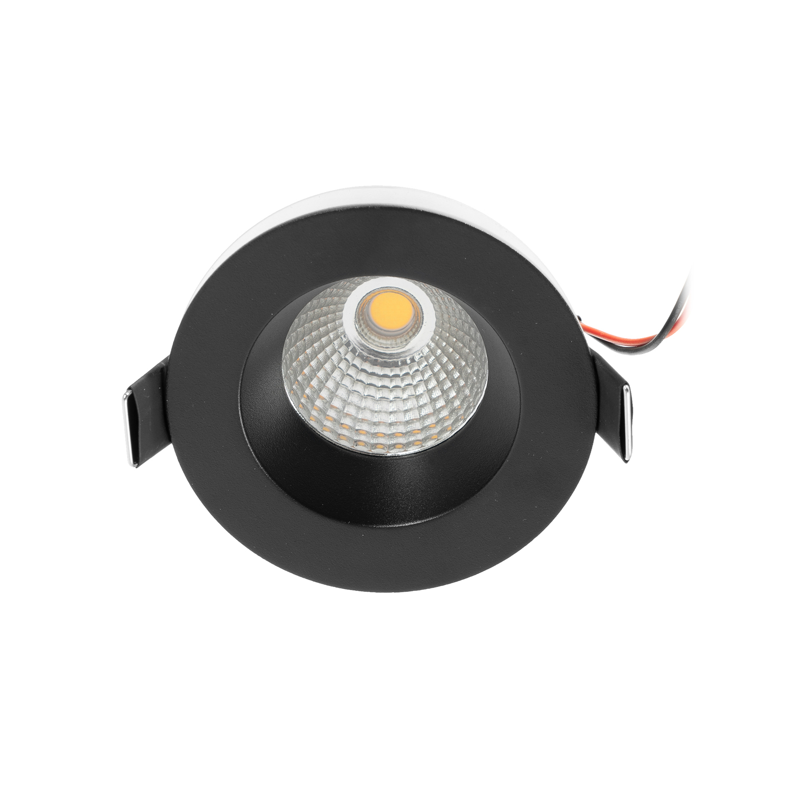 Arcchio LED-es Aryx downlight, fekete, 4,000K