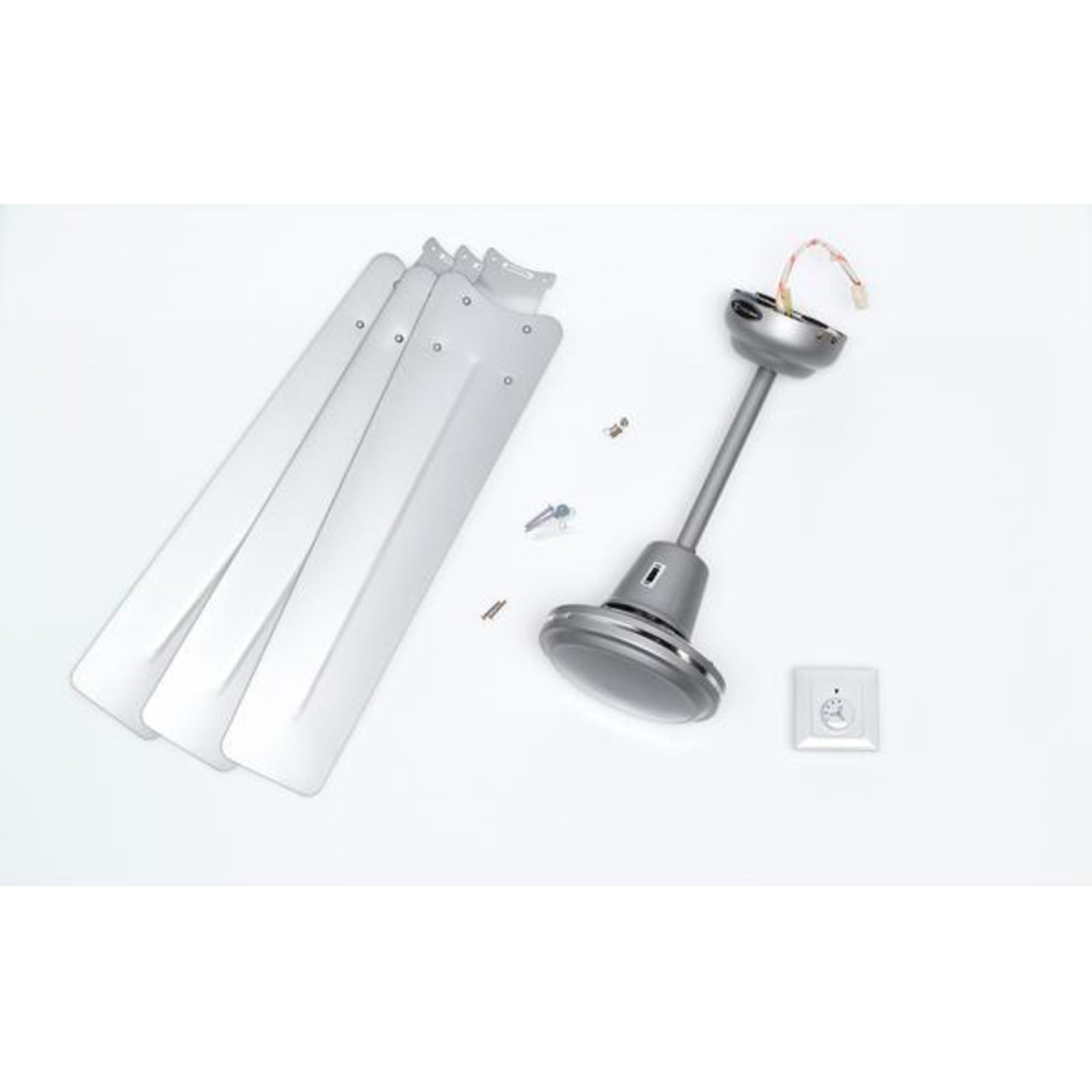 Ventilador de teto Industrial prateado silencioso 142 cm Westinghouse Ventilador de teto Industrial prateado silencioso 142 cm Westinghouse