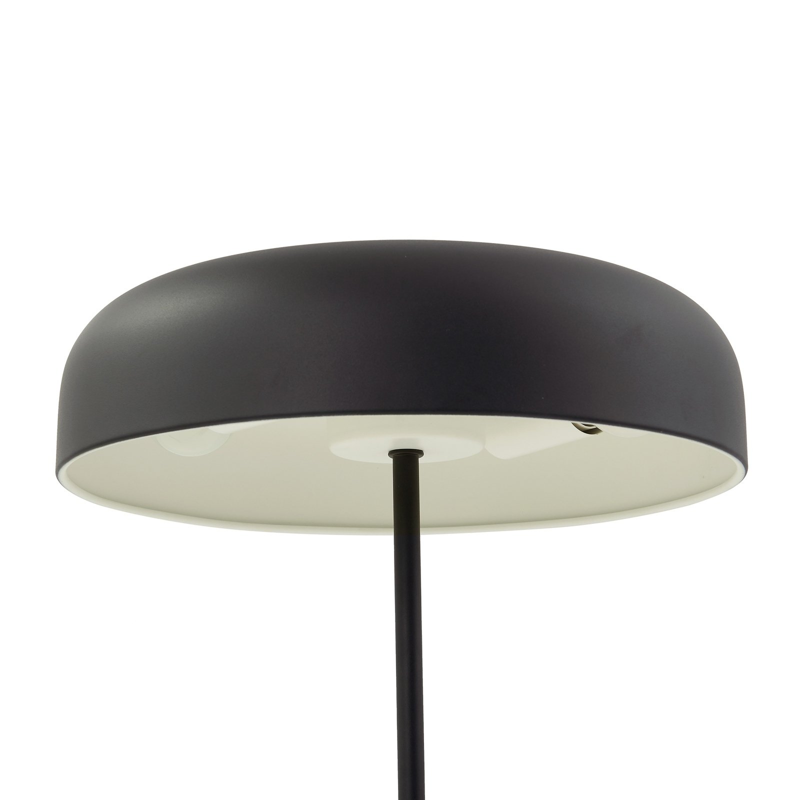 Lindby Edion bordlampe, sand svart, metall