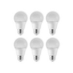 LED bulb E27 A60 4.9 W 3,000 K opal 6-pack