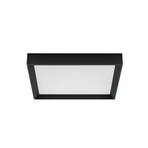 Plafonnier LED Tara Q, 50 x 50 cm, noir, 3.000 K, aluminium