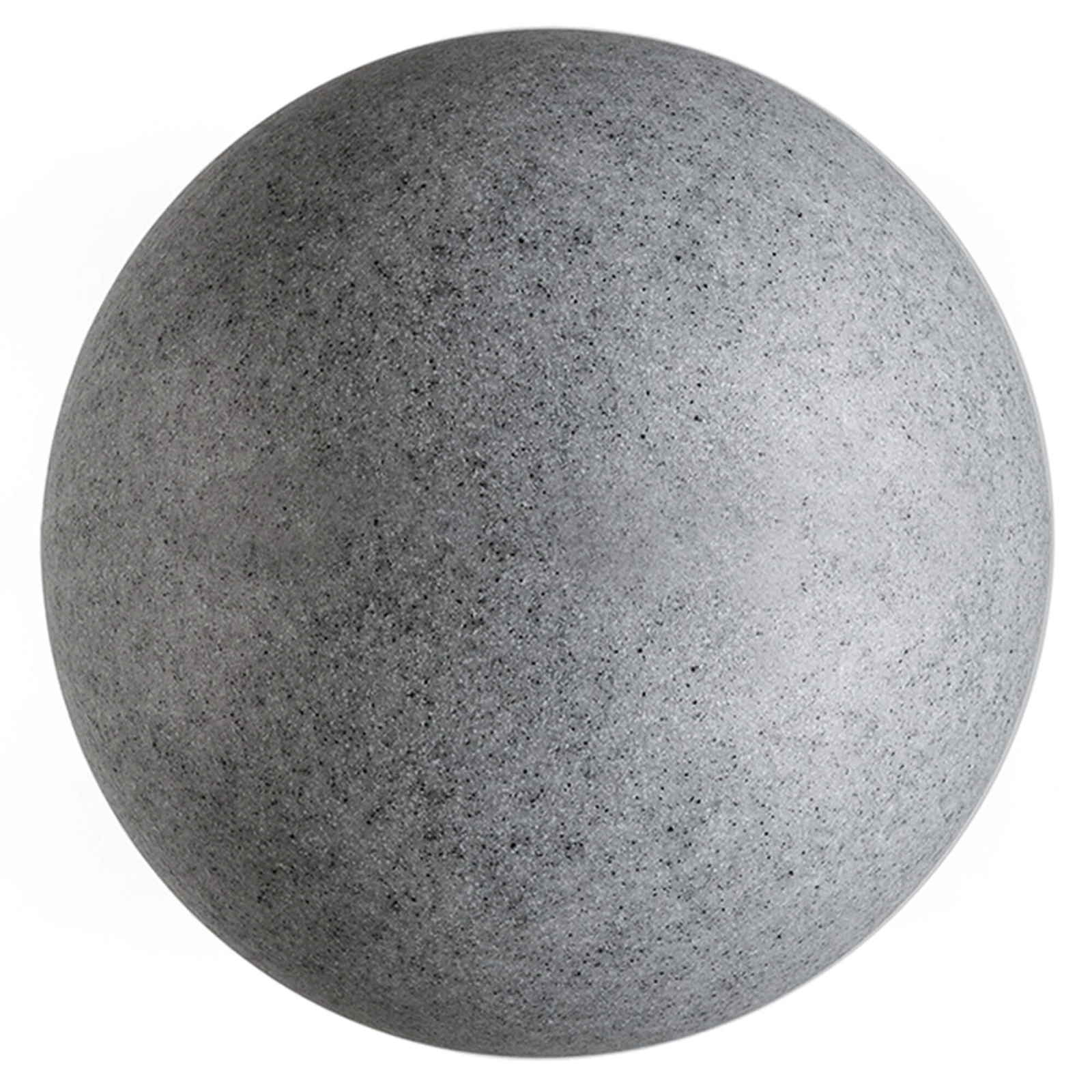 Lâmpada de globo para exterior com espigão, granito, Ø 56cm