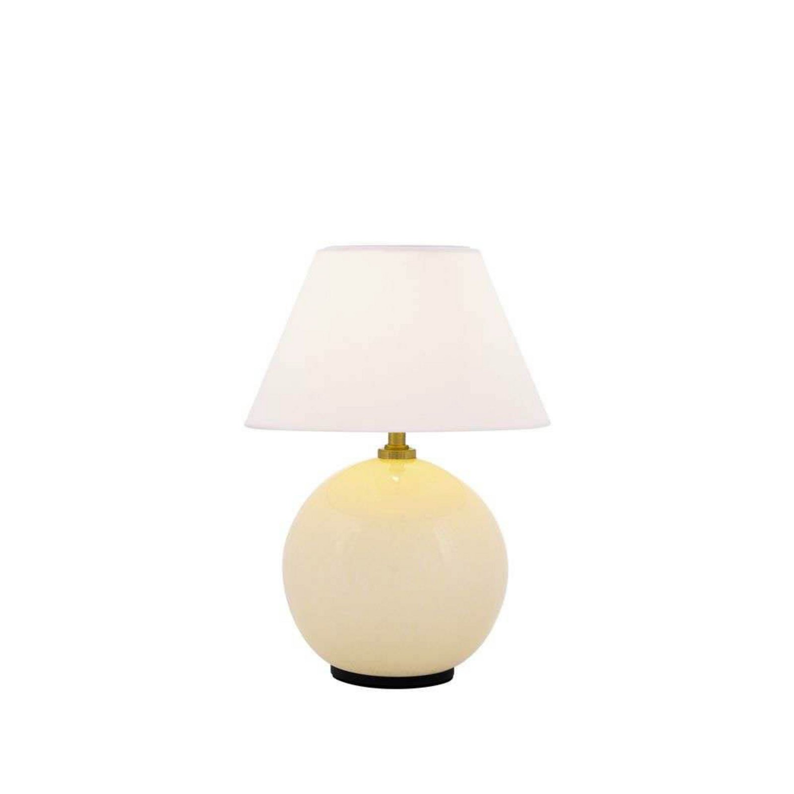 Globen Lighting Akku-Tischleuchte IRIS, creme, Höhe 23 cm