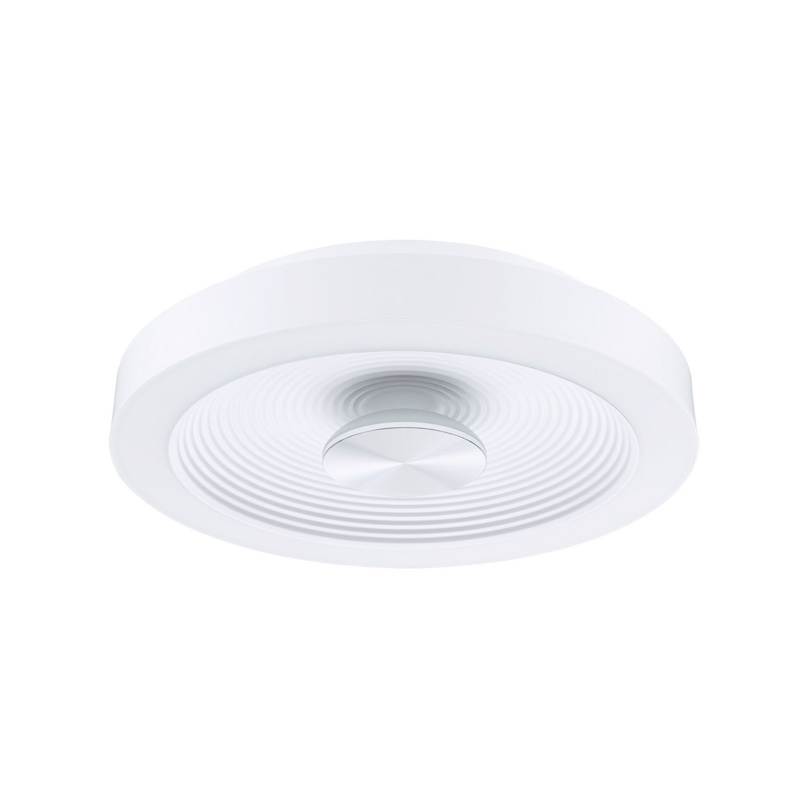 Paulmann LED stropní svítidlo Volea, bílá/stříbrná Ø 32 cm IP44 stmívatelné