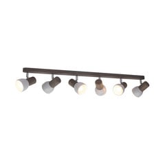 Envostar Nale fatto da soffitto a 6 luci grigio pino