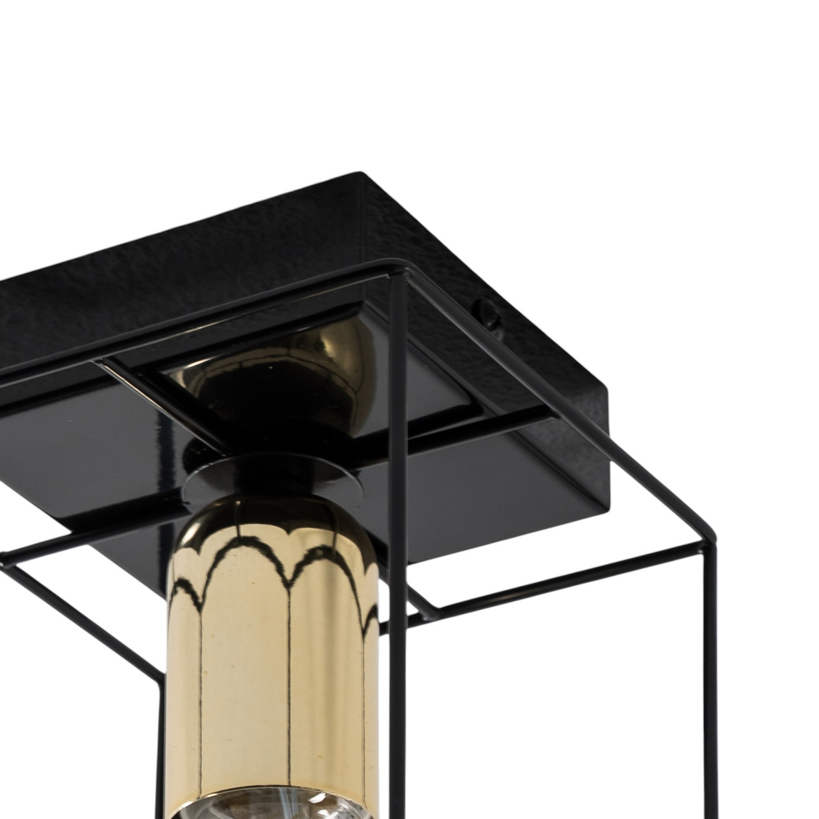Euluna Mika ceiling light black/gold 1-bulb