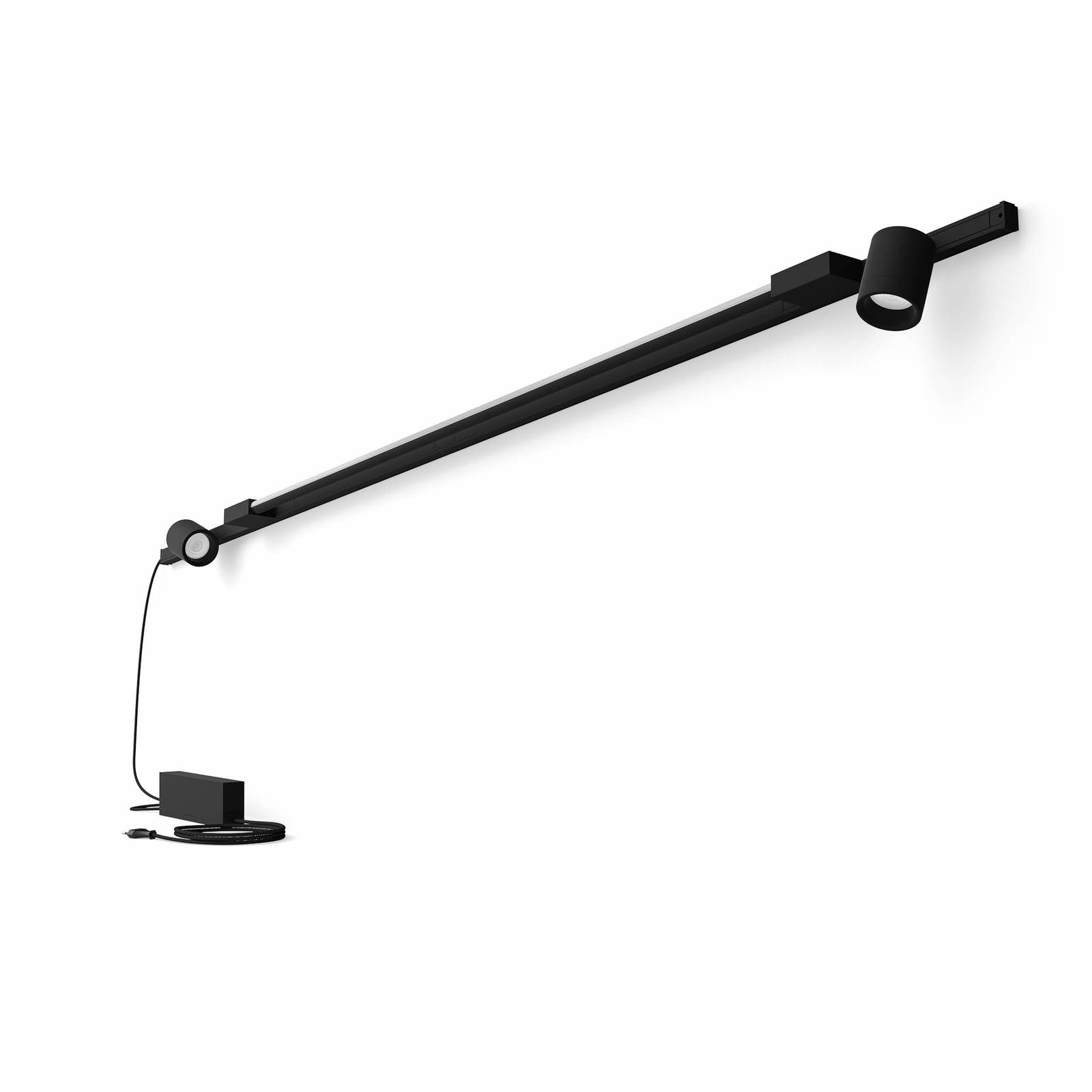 Philips Hue Perifo 2 spottia, Gradient Tube musta - moderni kiskovalaisin - valaisinkiskot - lamppu Työhuone/toimisto