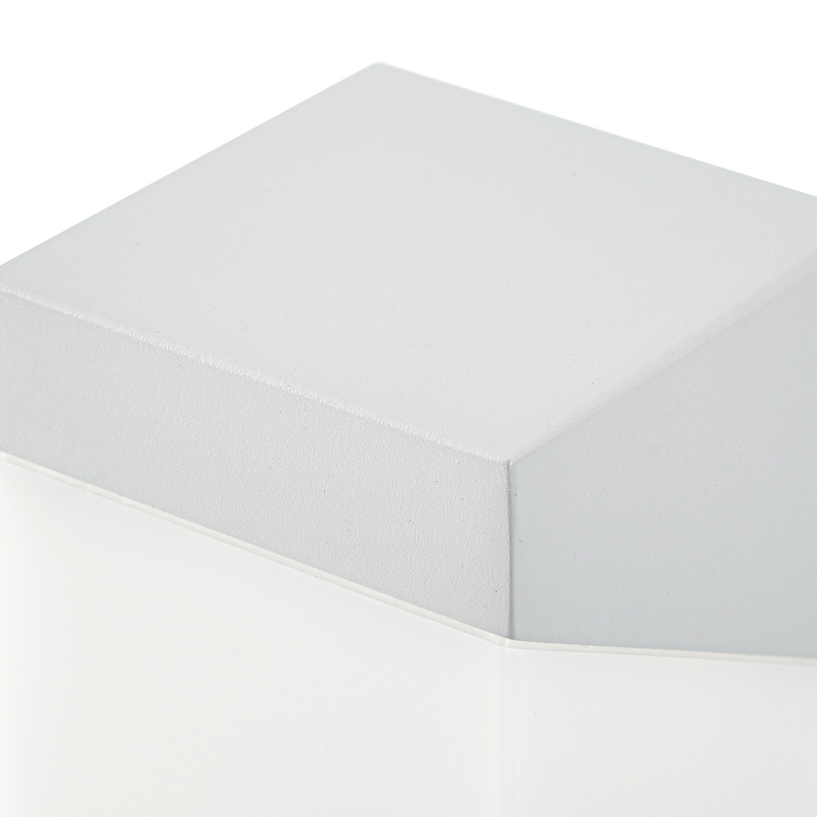 Lucande Luminaire pour socle Kiran, 60 cm, capteur, gris clair, IP44