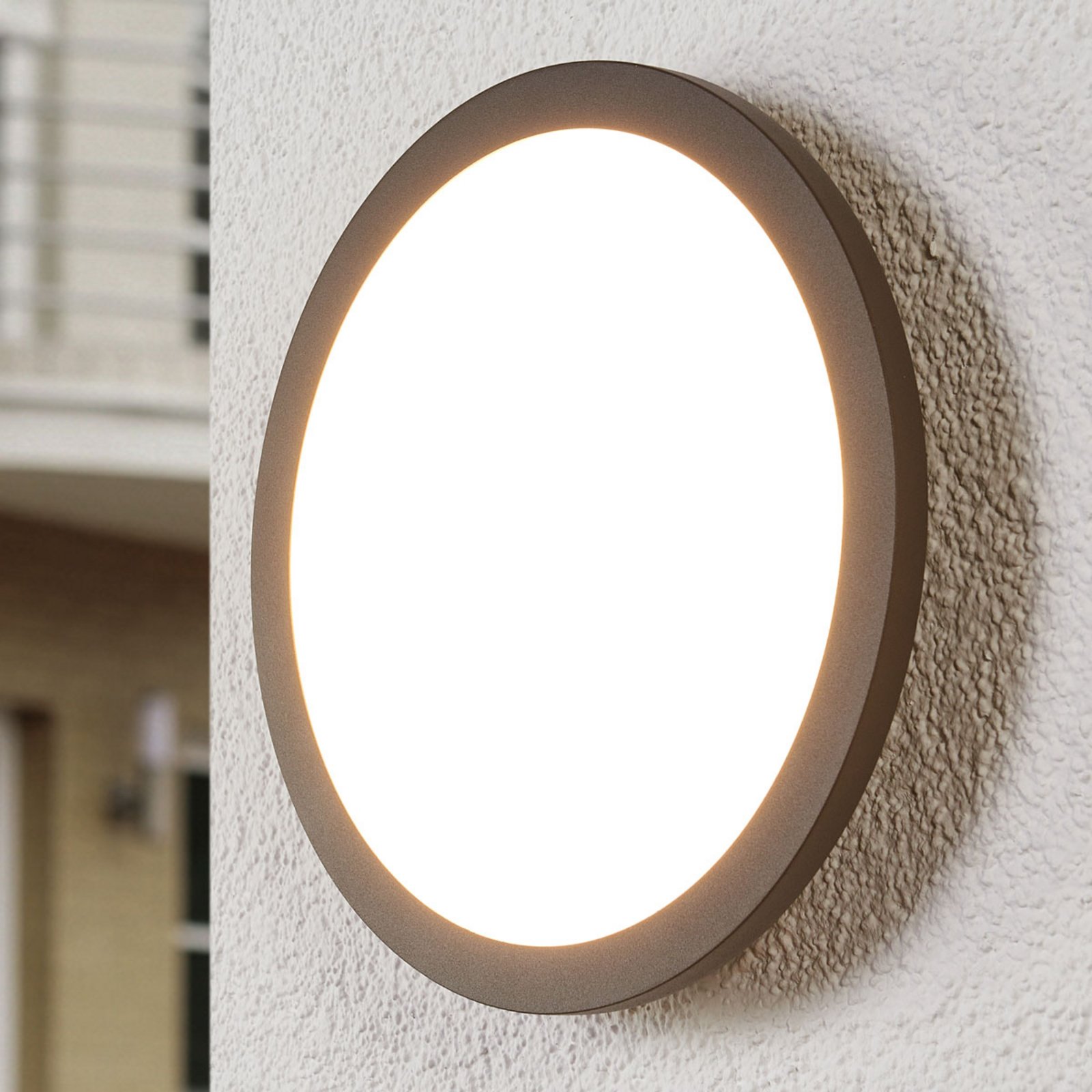 Malena LED Ulko Kattovalaisin w/Sensor Dark Grey - Lucande