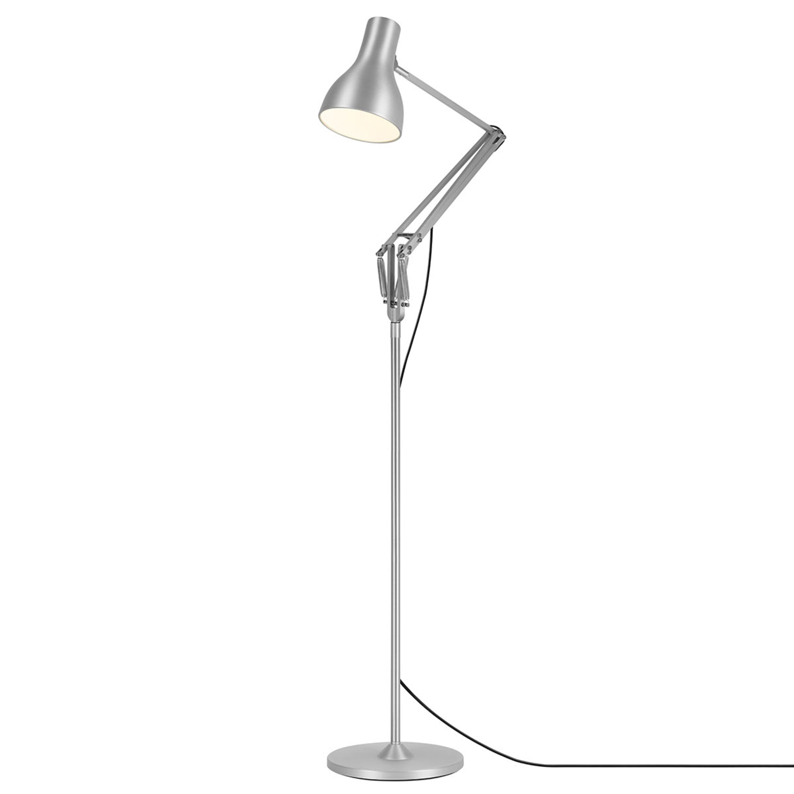 Anglepoise Typ 75 golvlampa silver