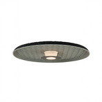 LED-taklampa 25177, grå/svart, Ø 45 cm, metall