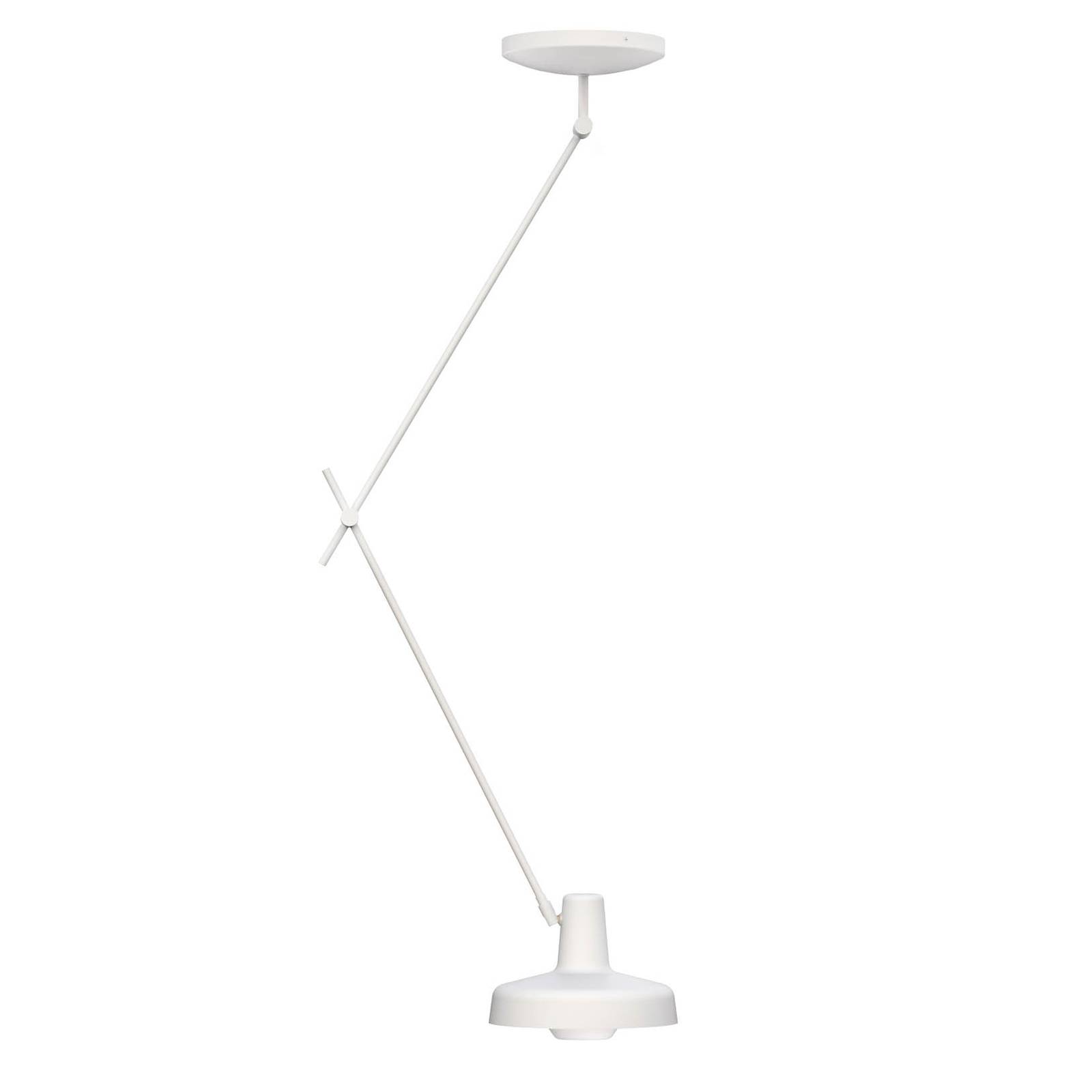 10: GRUPA Arigato loftlampe 110cm Ø23cm hvid