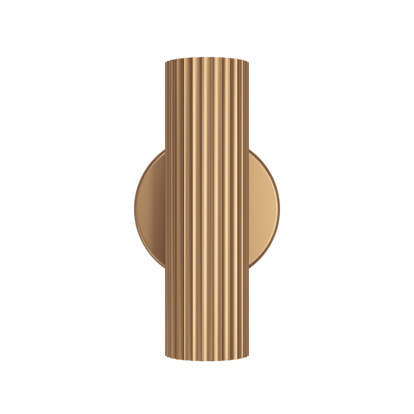 Væglampe Portillo, messing, højde 20 cm, 2 lyskilder, GU10