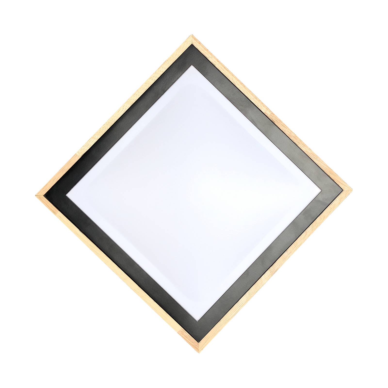 Plafonnier LED Solstar angulaire 28,5 x 28,5 cm