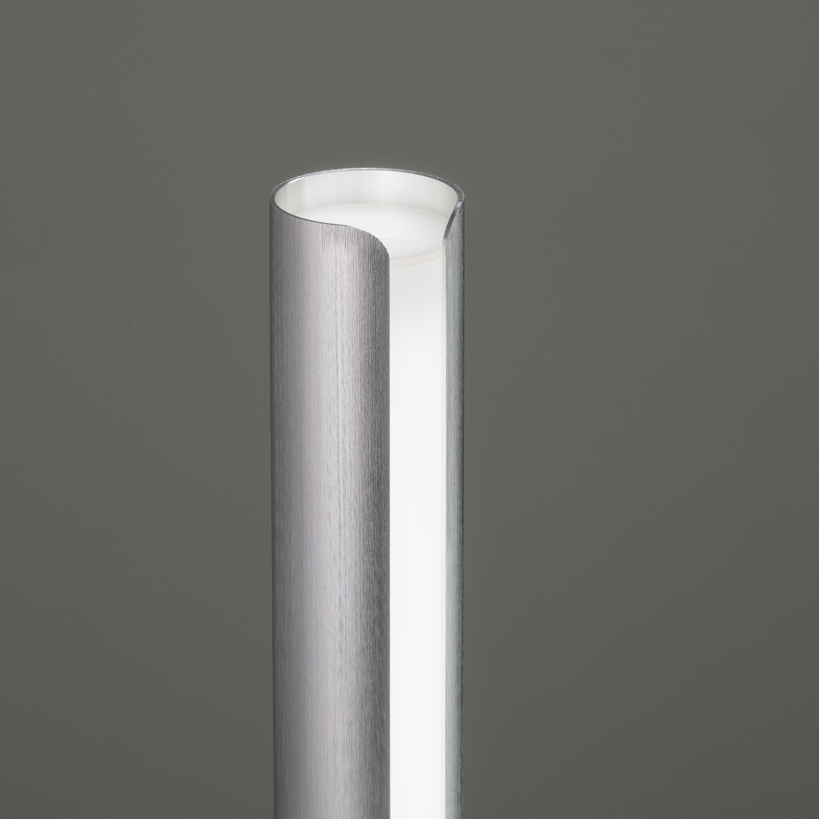 Stolová LED lampa IDEAL LUX Dorica, v odtieni ocele, výška 25 cm Stolová LED lampa IDEAL LUX Dorica, v odtieni ocele, výška 25 cm