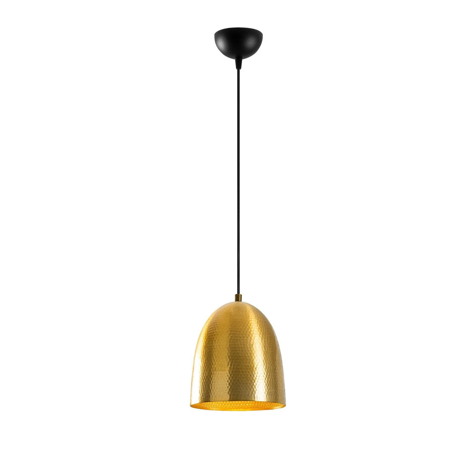 Lampada a sospensione Tattoo 2376, color oro, metallo, Ø 20 cm
