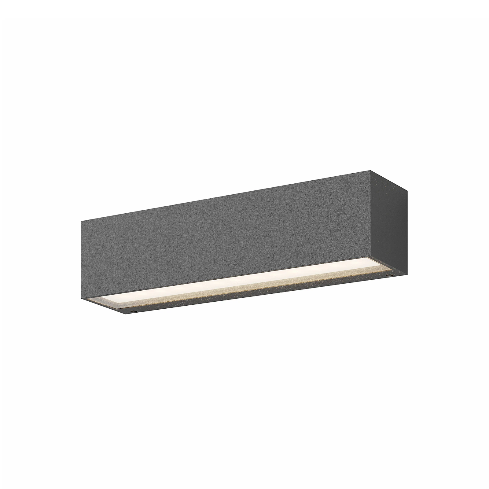 Lucande LED-Wandleuchte Lengo, 25cm anthrazit, up/down 3000K