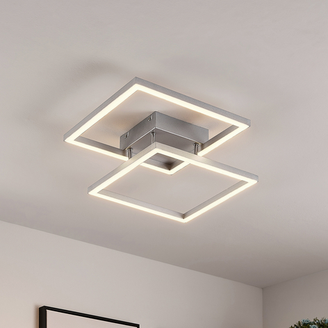 Lucande Muir plafonnier LED, carrés