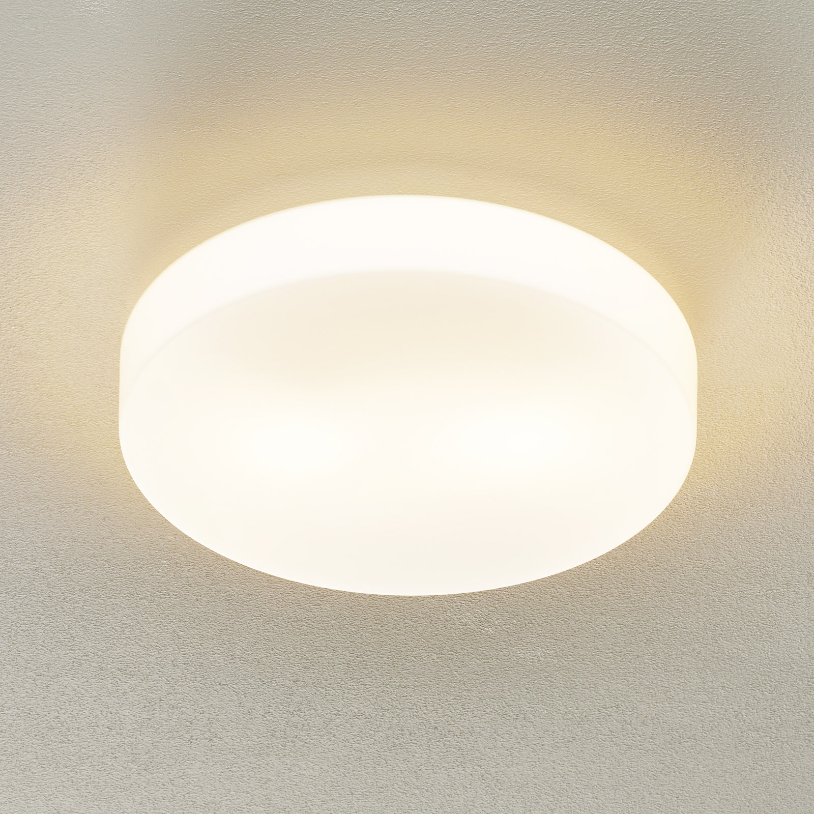 BEGA 89765 LED stropní světlo 3000K E27 bílá Ø39cm
