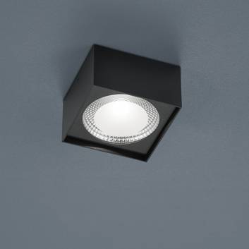 Helestra Kari lampa sufitowa LED, kątowa, czarna